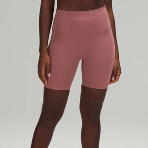 LULULEMON WUNDER TRAIN 6” HIGH RISE SHORTS SIZE 14 SPICED CHAI COLOR
